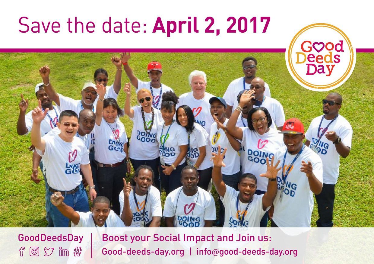 Save the Date: April 2, 2017 Save the Date: April 2, 2017