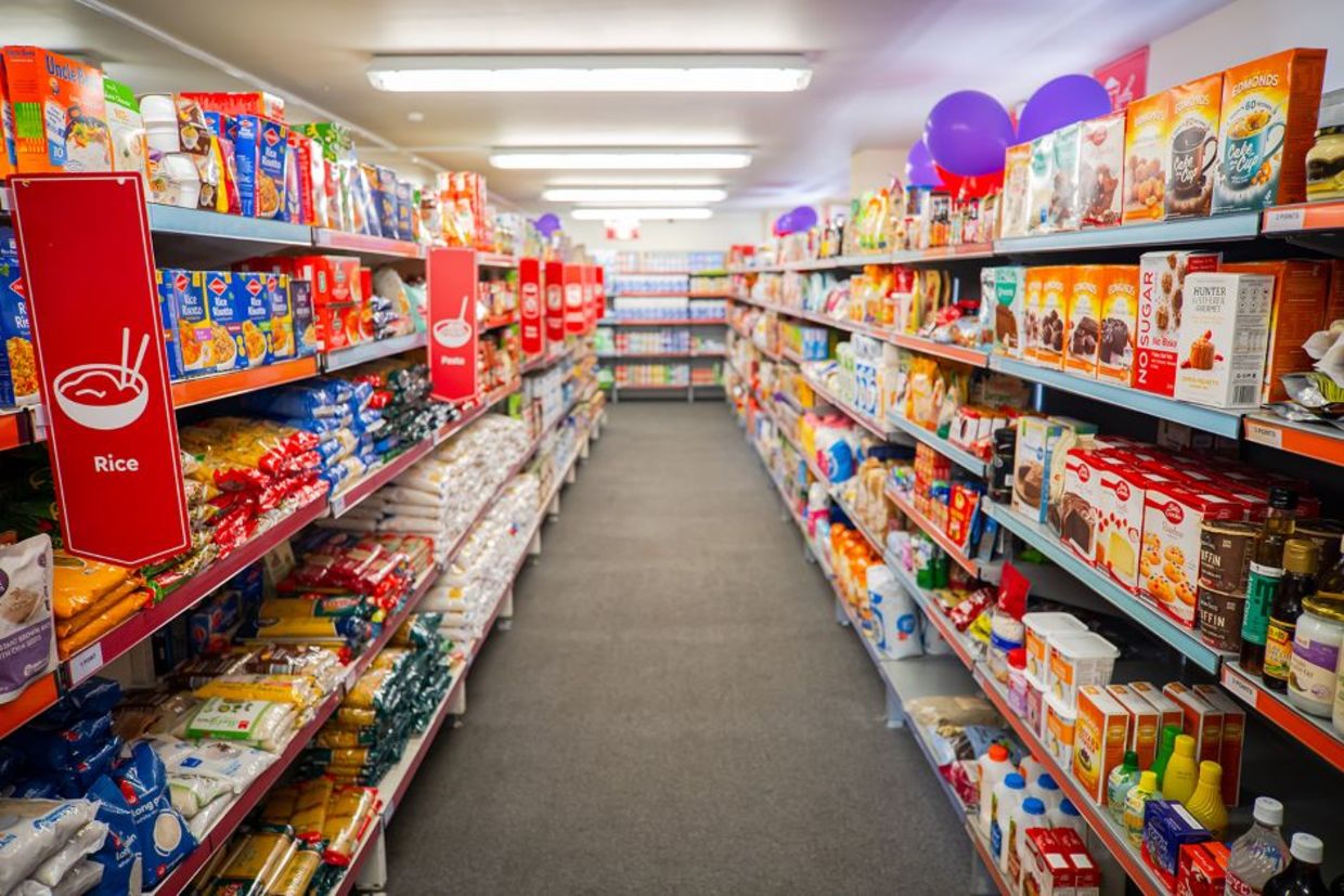 This social enterprise supermarket looks like a regular grocery store. This social enterprise supermarket looks like a regular grocery store.