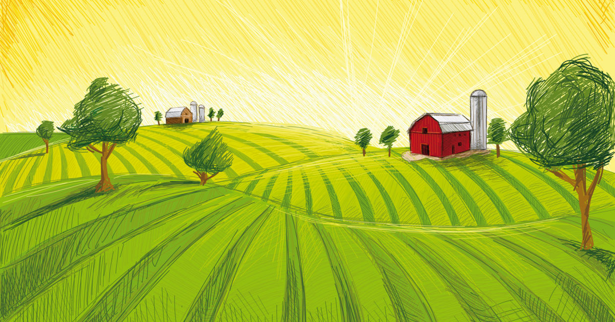 Iconic farms. Iconic farms.