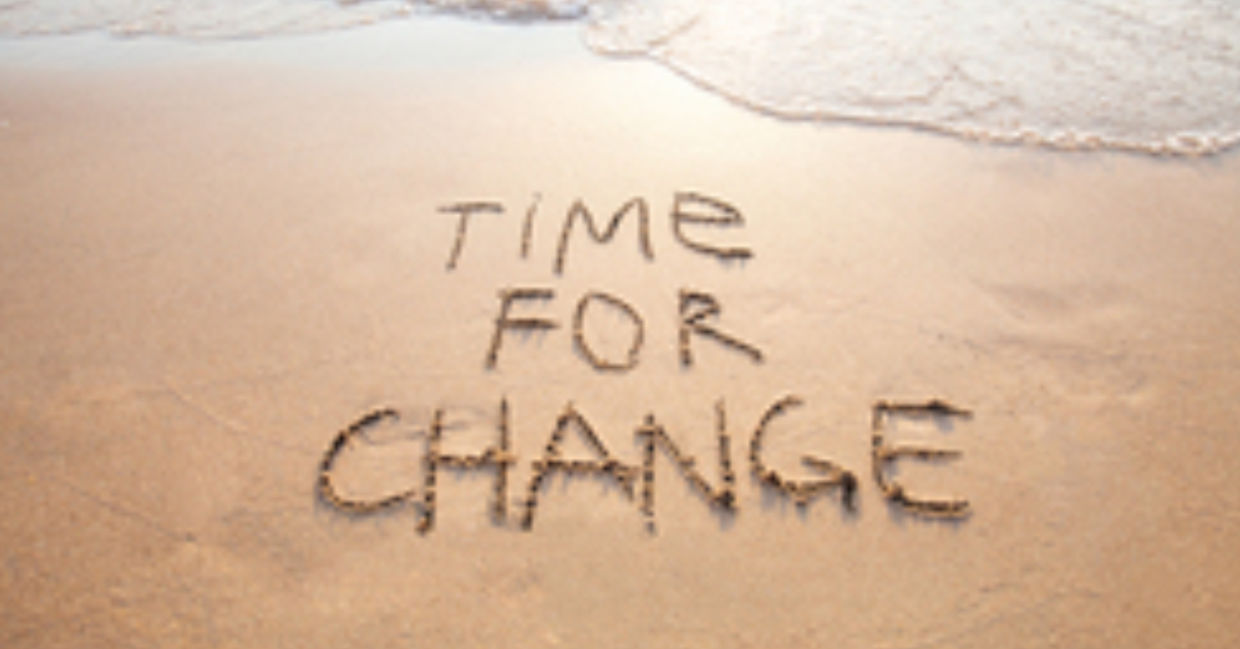 Time for change Time for change