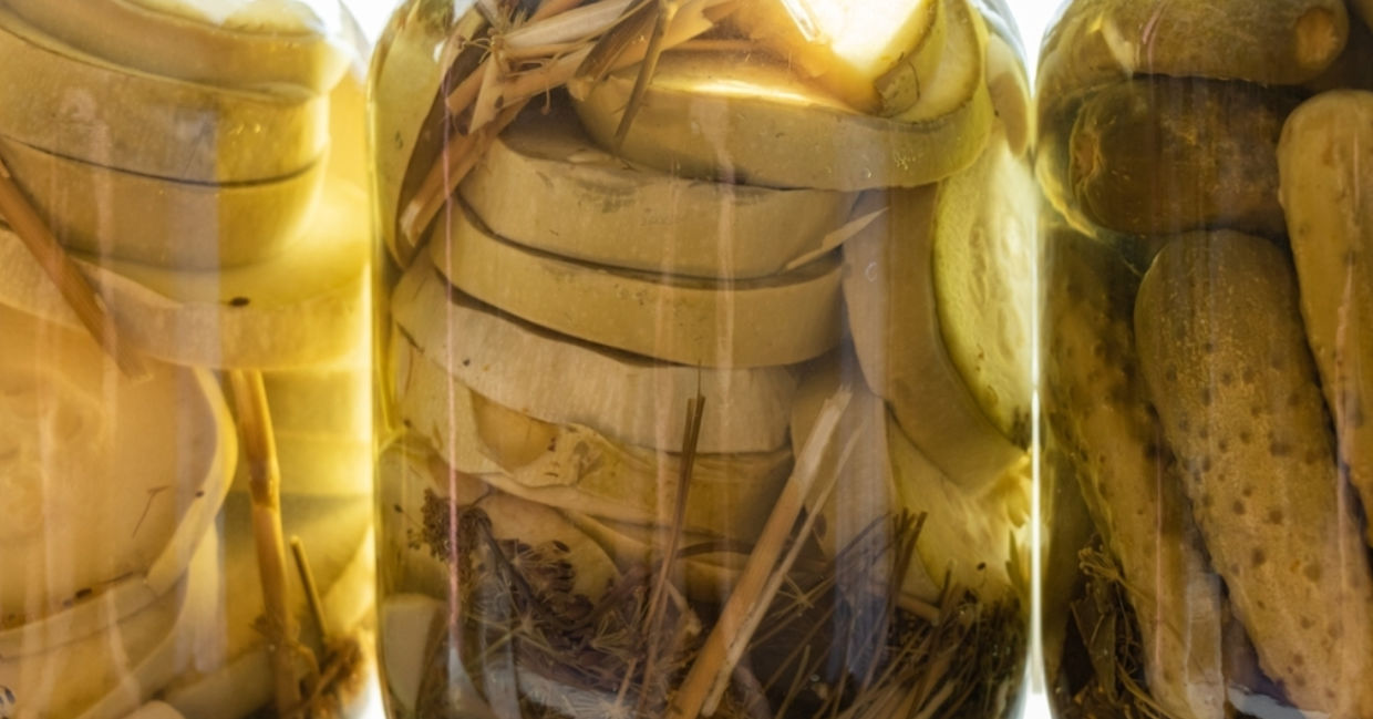 Fermented zucchini.