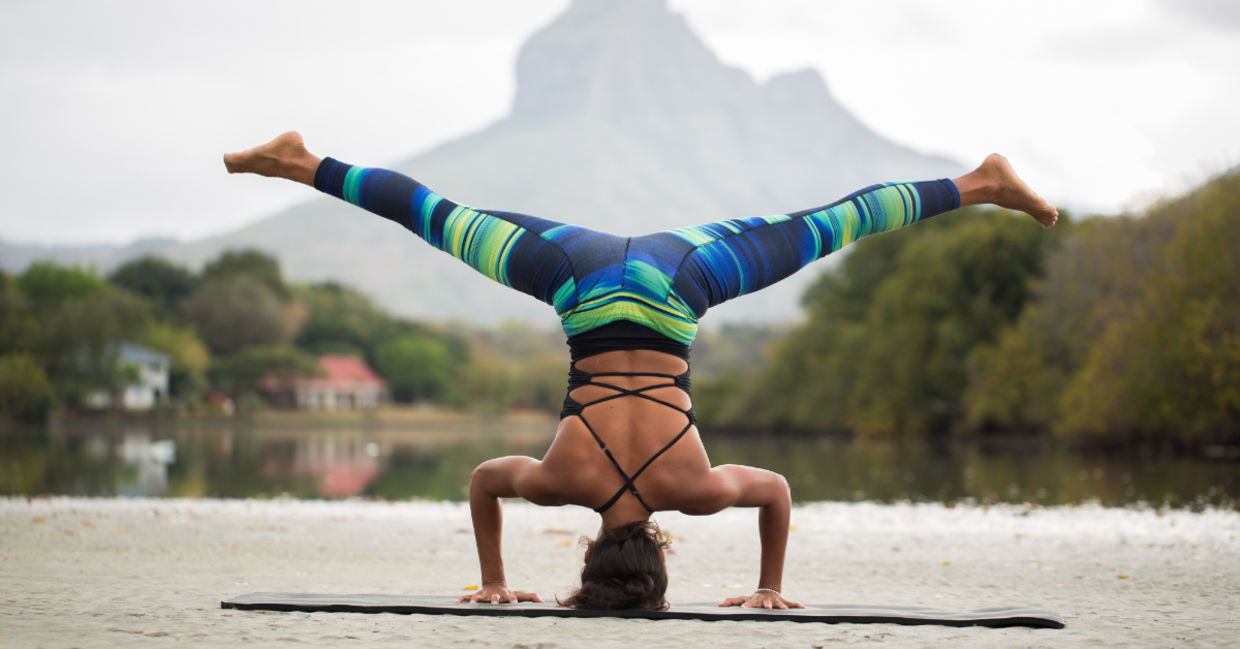 Yoga practice. Yoga practice.