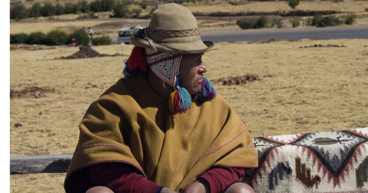 A Peruvian Shaman performing an ancient ritual. A Peruvian Shaman performing an ancient ritual.
