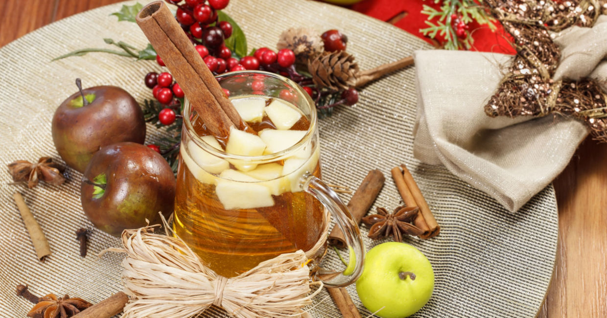 Homemade wassail. Homemade wassail.