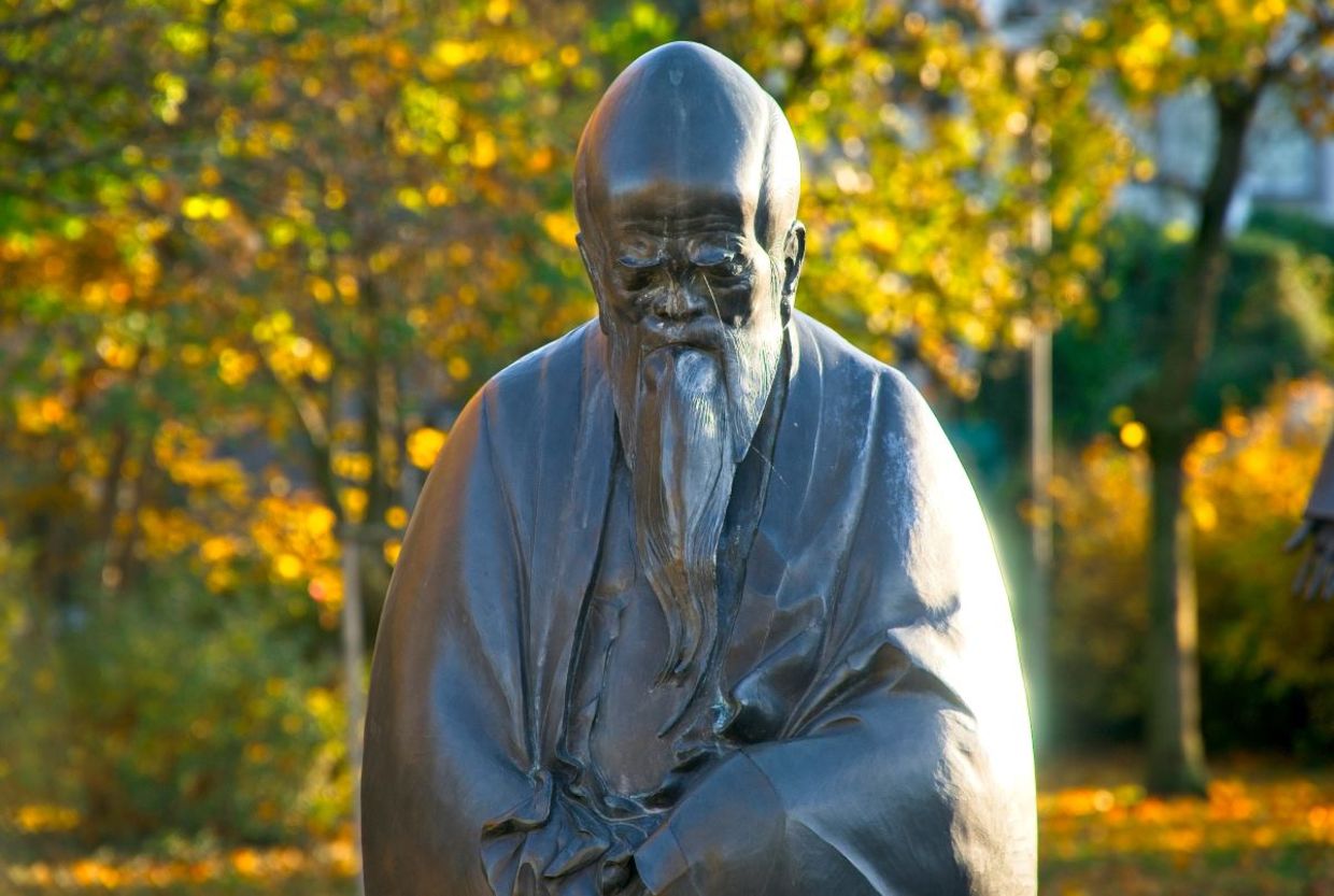Statue of Lao Tzu, an ancient philosopher. Statue of Lao Tzu, an ancient philosopher.