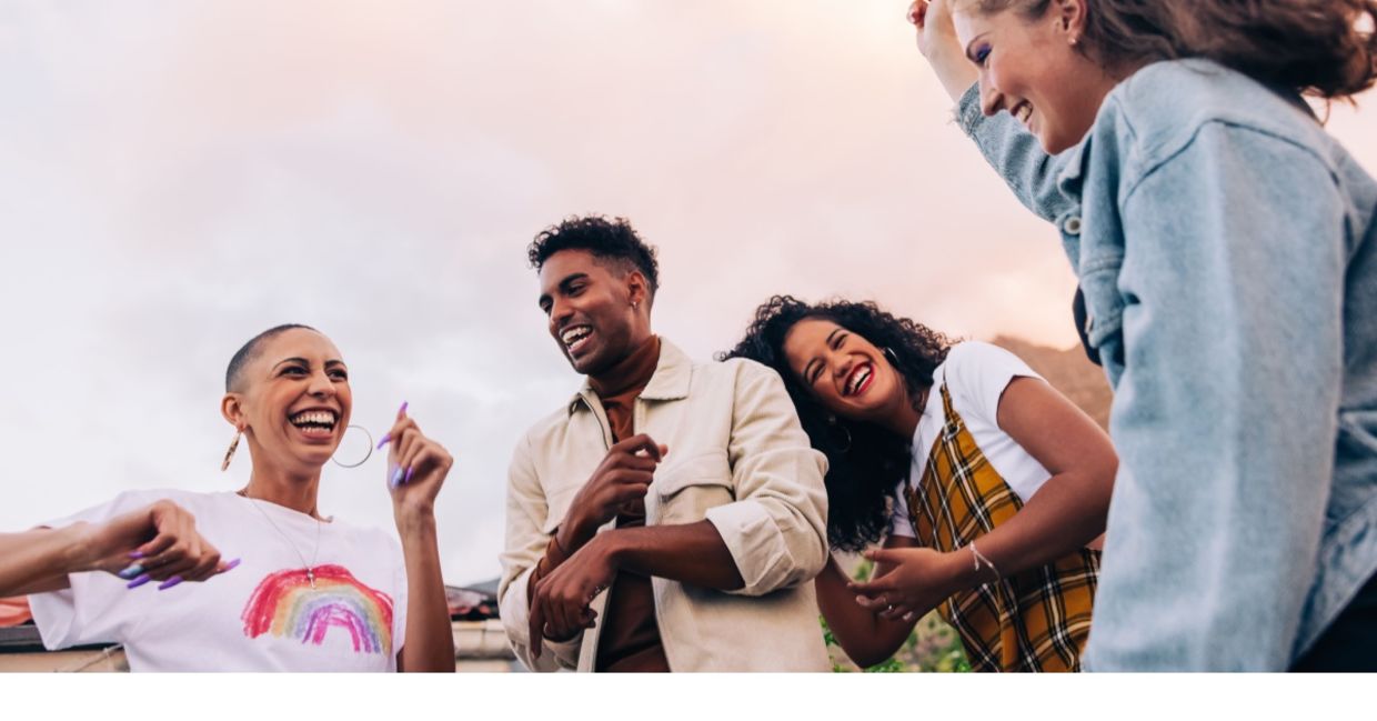 Young people seeking real connections. Young people seeking real connections.