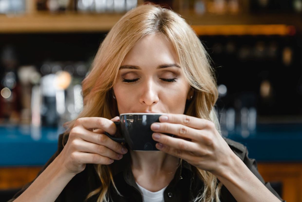 Drinking coffee in the Netherlands. Drinking coffee in the Netherlands.