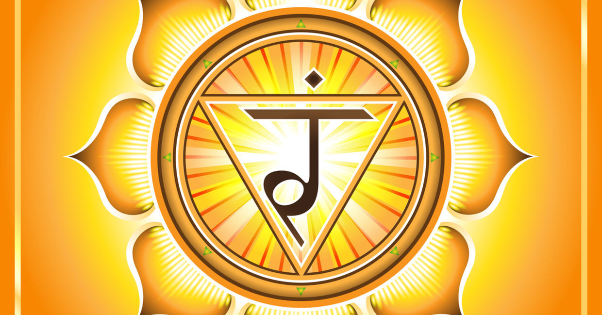The solar plexus chakra. The solar plexus chakra.
