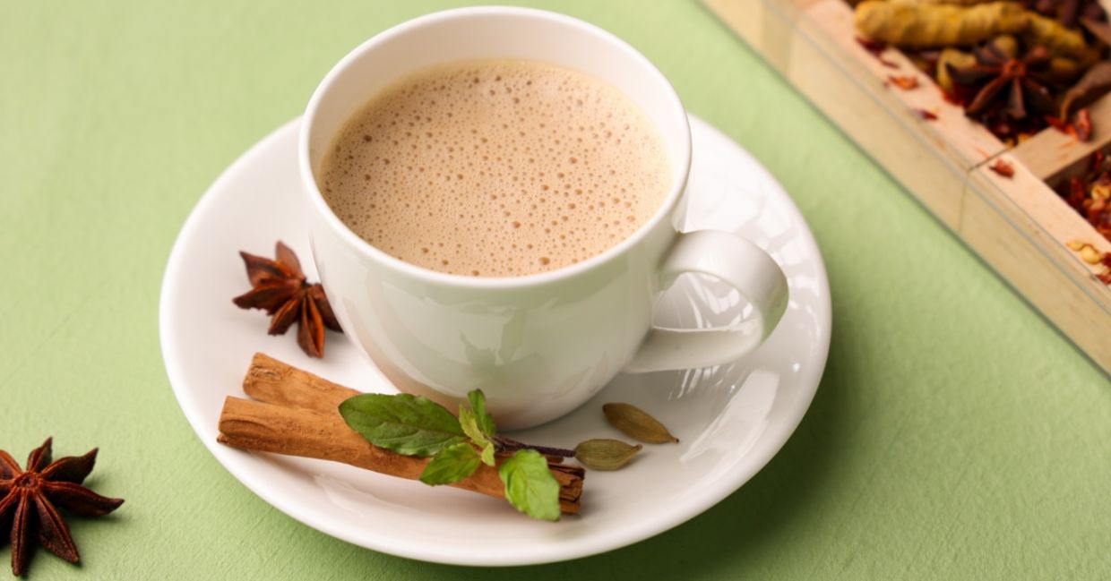 A cup of chai tea A cup of chai tea